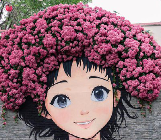 西安墙体彩绘-网红墙打卡