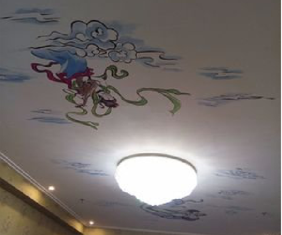 西安如何快速绘制天花板上的手绘墙？