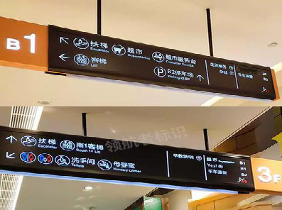 西安如何通过商场标识牌引导客流分布？