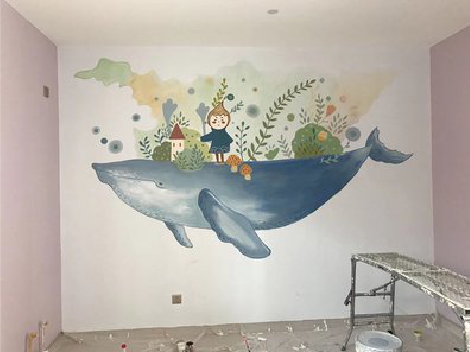 西安手绘墙的特点及优势。